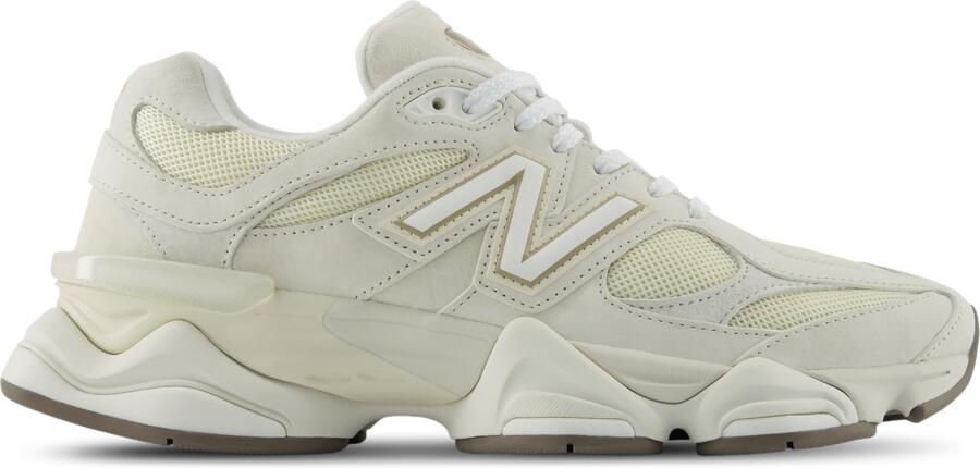 New Balance 9060 Sneakers Dames Grijs Leer