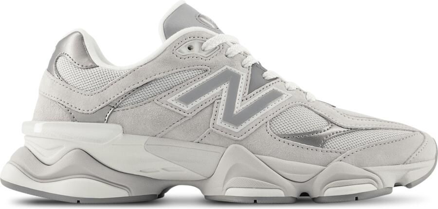 New Balance 9060 Sneakers Heren Grijs Leer
