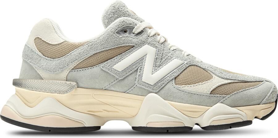 New Balance 9060 Sneakers Heren Grijs Leer