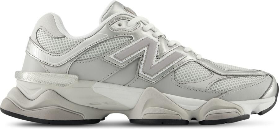 New Balance 9060 Sneakers Heren Grijs Leer
