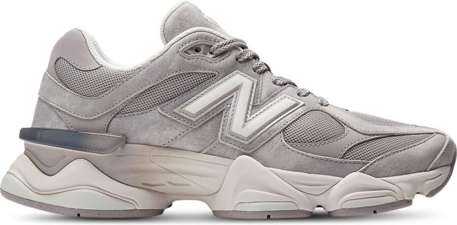 New Balance 9060 Sneakers Heren Grijs Leer