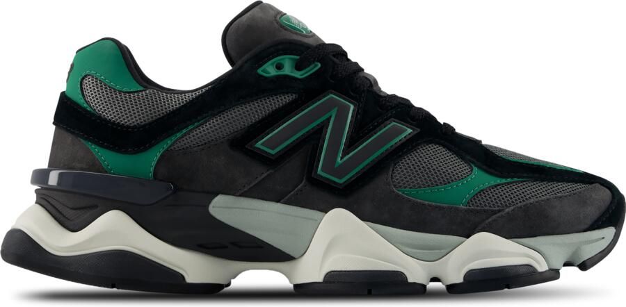 New Balance 9060 Sneakers Heren Zwart Leer