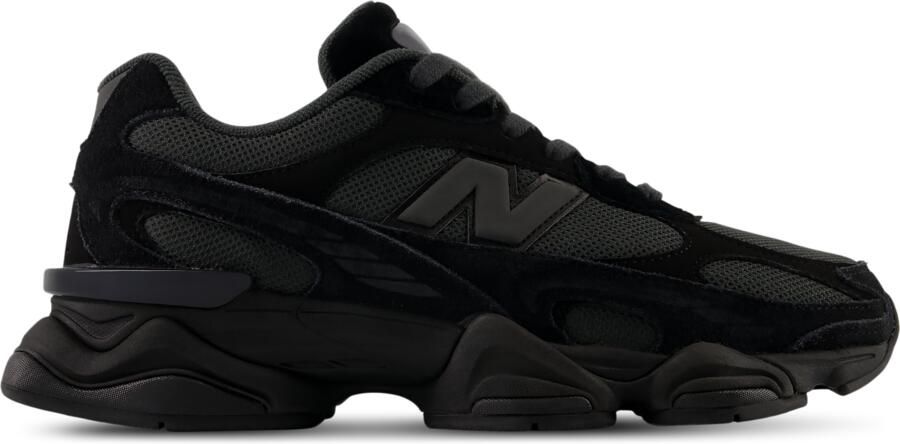 New Balance 9060R Sneakers Dames Zwart Leer