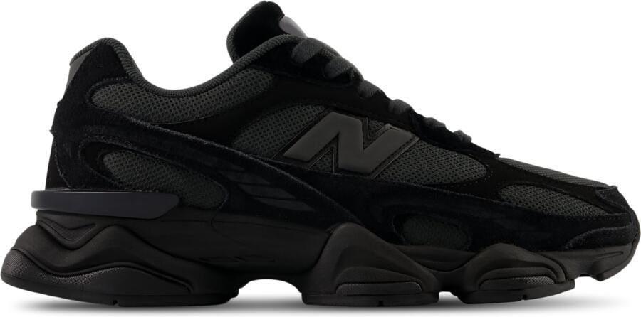 New Balance 9060R Sneakers Heren Zwart Leer