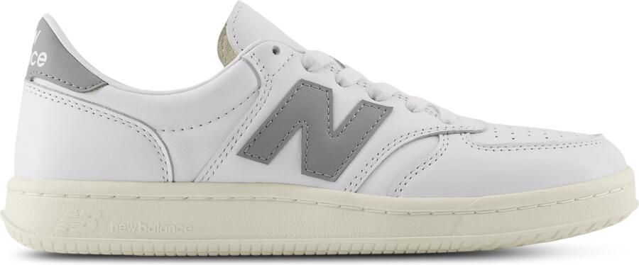 New Balance T500 Sneakers Dames Wit Leer