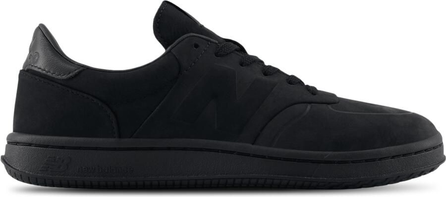 New Balance T500 Sneakers Dames Zwart Leer