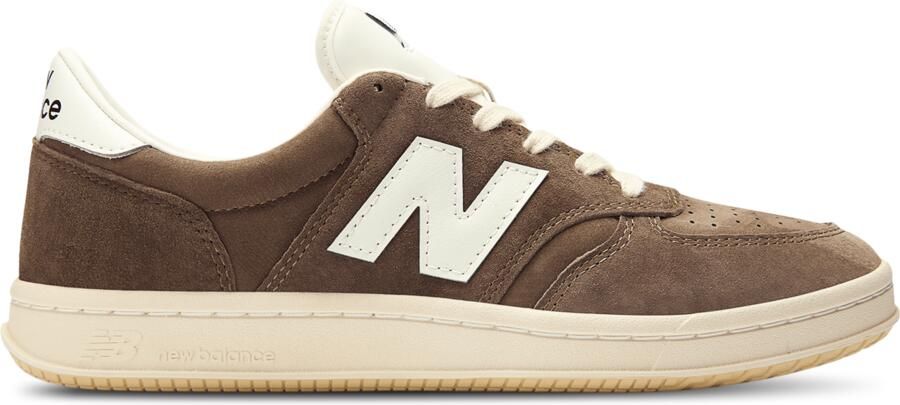 New Balance T500 Sneakers Heren Beige Leer
