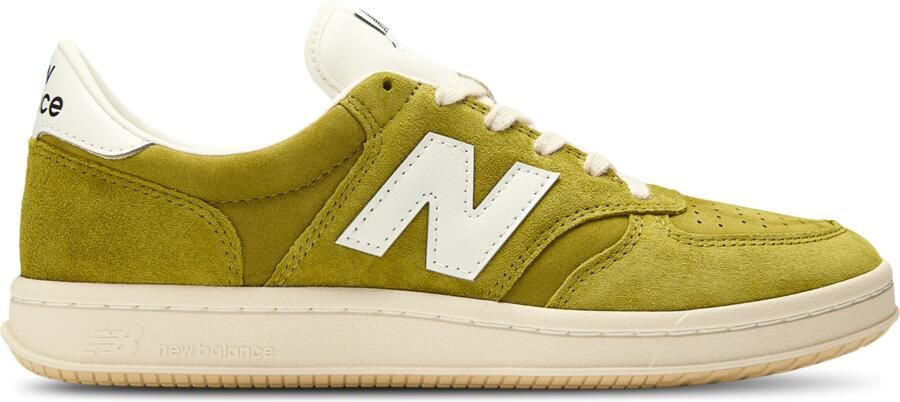 New Balance T500 Sneakers Heren Groen Leer