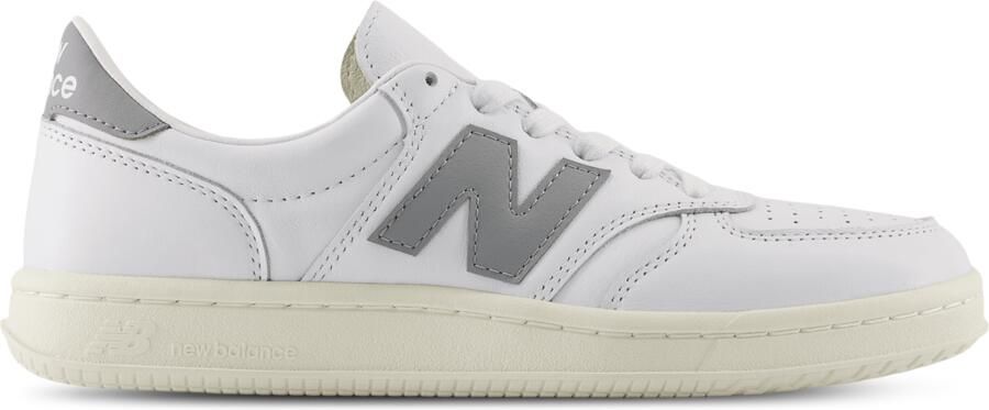 New Balance T500 Sneakers Heren Wit Leer