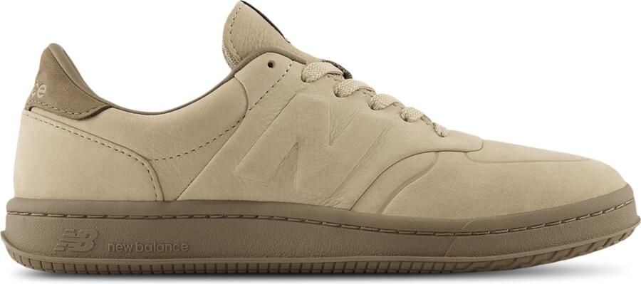 New Balance T500d Sneakers Heren Beige Leer