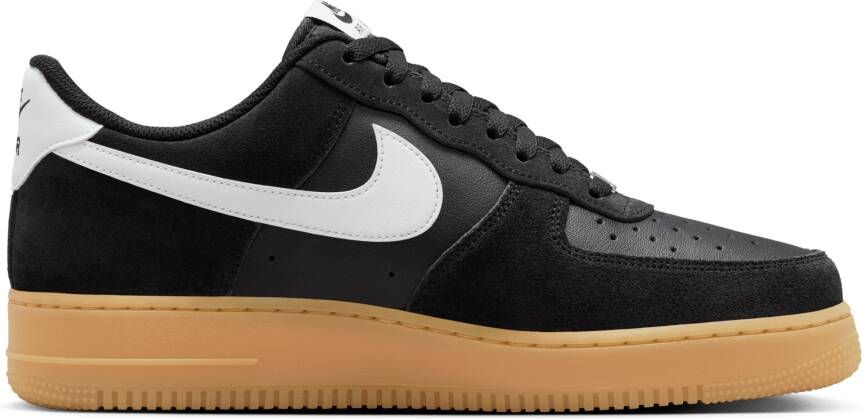 Nike Air Force Heren Schoenen Zwart Maat: 40.5 Leer Foot Locker - Foto 2