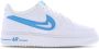 Nike Air Force 1 (gs) Basketball Schoenen white blue lightning maat: 39 beschikbare maaten:36.5 38.5 39 - Thumbnail 2
