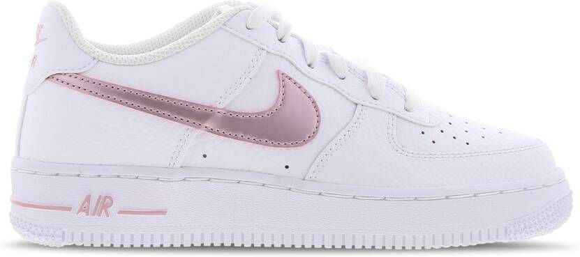 Nike Air Force 1 (gs) Basketball Schoenen white pink glaze maat: 36.5 beschikbare maaten:36.5 - Foto 4