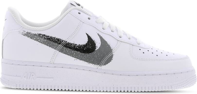 Nike Air Force 1 Low 07 Spray Paint Swoosh Sneakers Schoenen Wit Limited Edition - Foto 3