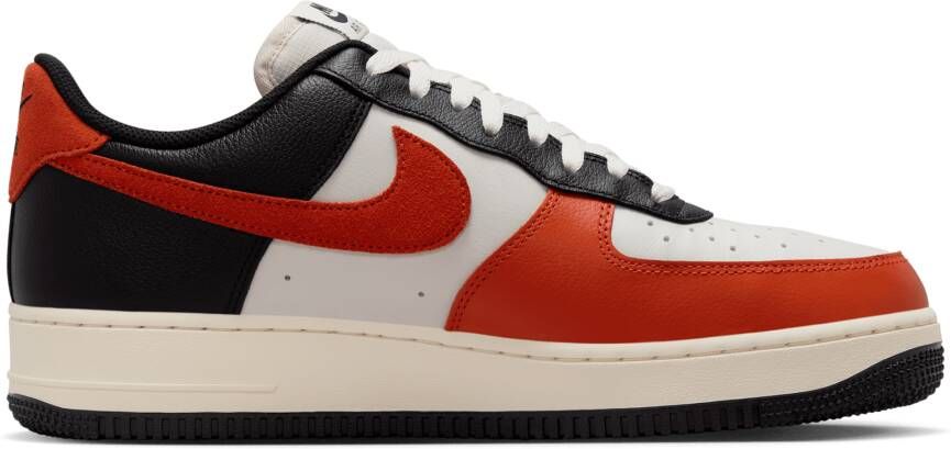 Nike Air Force Heren Schoenen Zwart Maat: 42.5 Leer Foot Locker