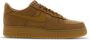 Nike Air Force 1 '07 Wb Flax Wheat Gum Light Brown Black Schoenmaat 44 1 2 Sneakers CJ9179 200 - Thumbnail 4