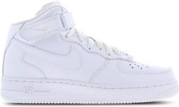Nike Air Force 1 Mid basisschool Schoenen White Leer Textil Foot Locker