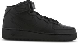Nike Air Force 1 Mid 07 Triple Black Heren Sneakers Schoenen Zwart CW2289