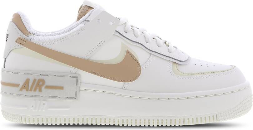 Nike Wmns Air Force 1 Shadow Basketball Schoenen sail hemp fossil light bone maat: 42 beschikbare maaten:36.5 37.5 42 - Foto 3