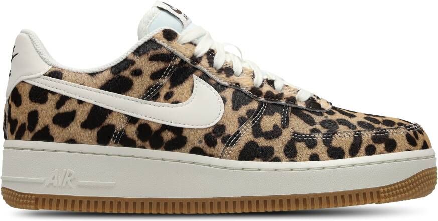 Nike Air Force Sneakers Dames Bruin Leer