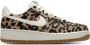 Nike Air Force Sneakers Dames Bruin Leer - Thumbnail 2