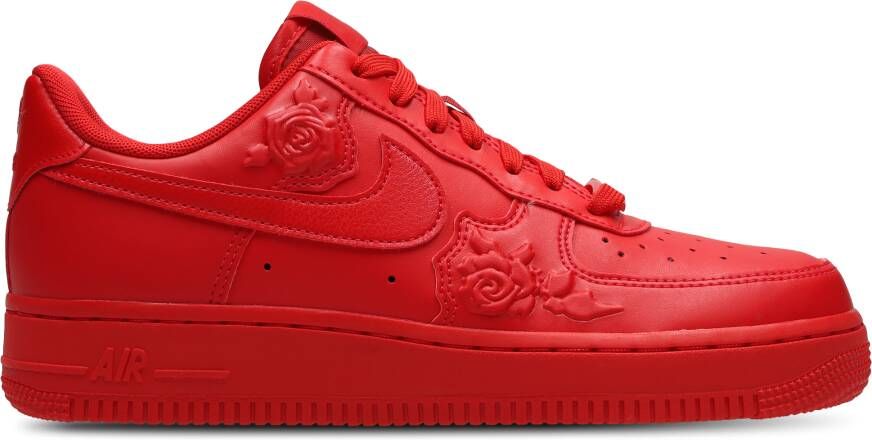 Nike Air Force Dames Schoenen Rood Maat: 36.5 Leer Foot Locker