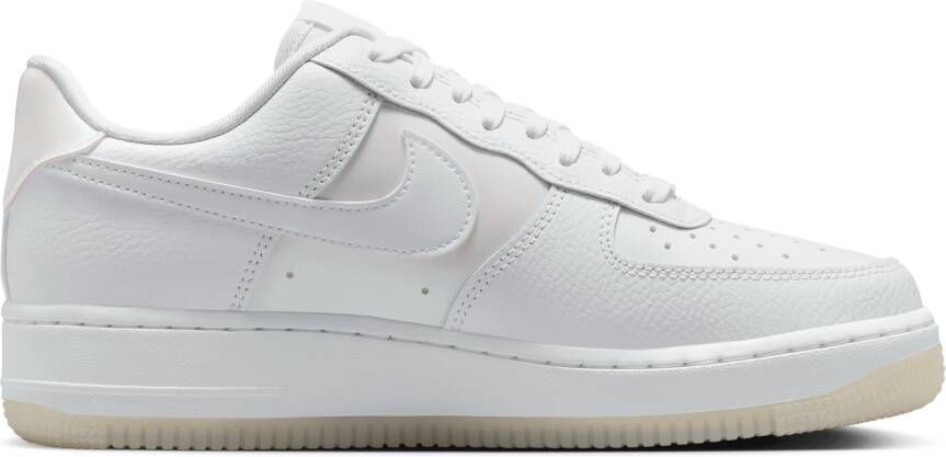 Nike Air Force Sneakers Dames Wit Mesh Synthetisch