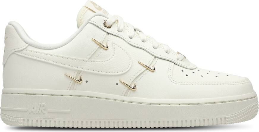 Nike Air Force Dames Schoenen Wit Maat: 36.5 Leer Textil Foot Locker