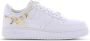 Nike Air Force Dames Schoenen Wit Maat: 40.5 Leer Textil Foot Locker - Thumbnail 2
