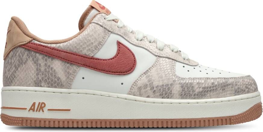 Nike Air Force Heren Schoenen Wit Maat: 40.5 Leer Foot Locker