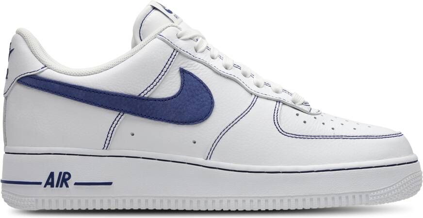 Nike Air Force Heren Schoenen Wit Maat: 40.5 Leer Foot Locker