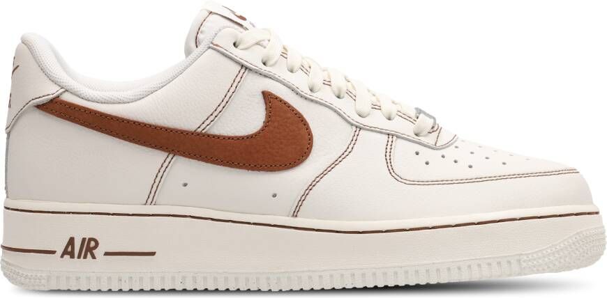 Nike Air Force Heren Schoenen Wit Maat: 40.5 Leer Foot Locker