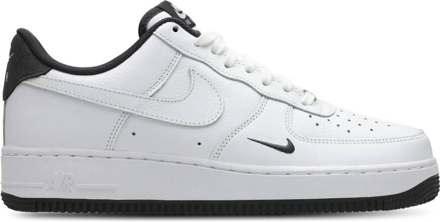 Nike Air Force Heren Schoenen Wit Maat: 42.5 Leer Foot Locker
