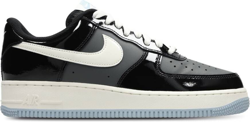 Nike Air Force Heren Schoenen Zwart Maat: 40.5 Leer Foot Locker - Foto 2