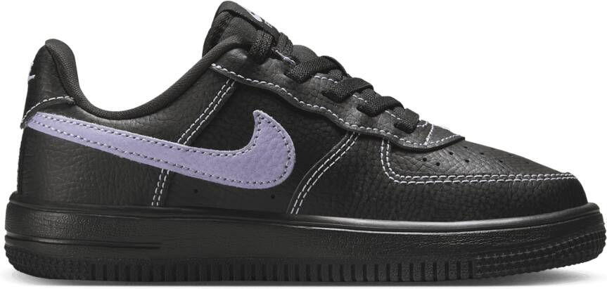 Nike Air Force Unisex Schoenen Zwart Maat: 25 Leer Foot Locker