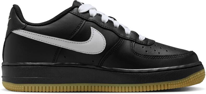 Nike Air Force Unisex Schoenen Zwart Maat: 36.5 Leer Foot Locker
