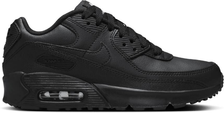 Nike Air Max 90 Unisex Schoenen Zwart Maat: 36.5 Leer Foot Locker