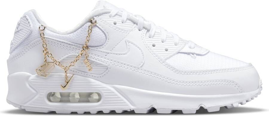 Nike Air Max 90 Premium Lage Sneaker White Dames - Foto 2