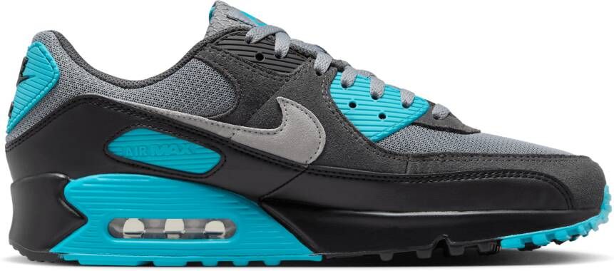 Nike Air Max 90 Heren Schoenen Grijs Maat: 40.5 Mesh Synthetisch Foot Locker