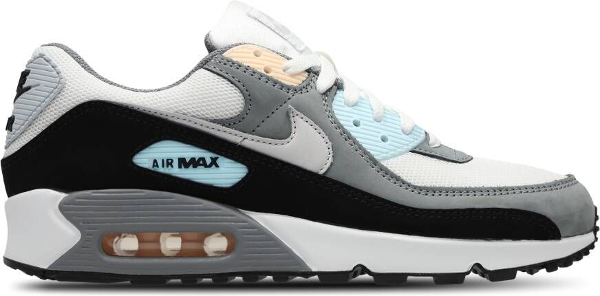 Nike Air Max 90 Heren Schoenen Grijs Maat: 42.5 Mesh Synthetisch Foot Locker