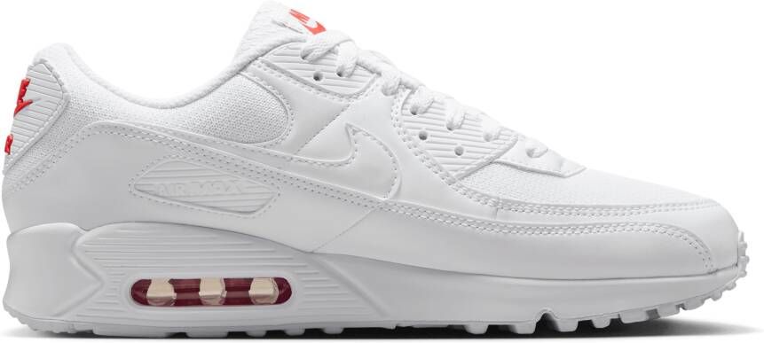 Nike Air Max 90 Heren Schoenen Wit Maat: 40 Mesh Synthetisch Foot Locker