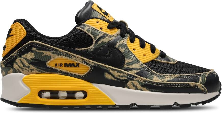 Nike Air Max 90 Heren Schoenen Zwart Maat: 41 Mesh Synthetisch Foot Locker