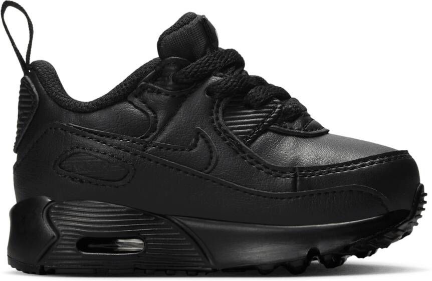 Nike Air Max 90 Sneakers Unisex Zwart Mesh Synthetisch