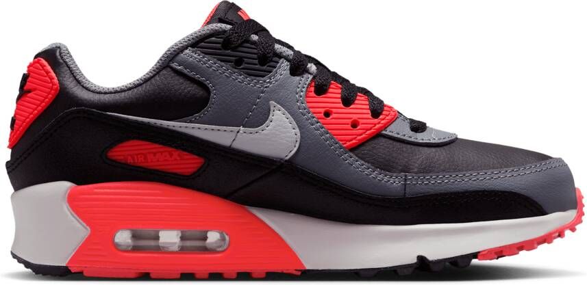 Nike Air Max 90 Unisex Schoenen Zwart Maat: 33.5 Mesh Synthetisch Foot Locker
