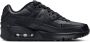 Nike Air Max 90 Sneakers Unisex Zwart Leer - Thumbnail 2