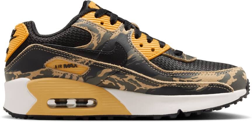Nike Air Max 90 Unisex Schoenen Zwart Maat: 38.5 Mesh Synthetisch Foot Locker