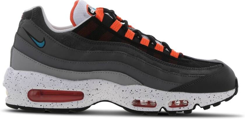 Nike Air Max 95 Essential Heren Schoenen Black Leer Textil Synthetisch Foot Locker