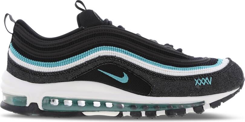 Nike Air Max 97 Essential Emerald Heren Schoenen Black Mesh Synthetisch - Foto 2