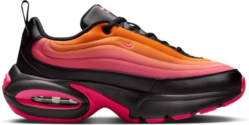 Nike Air Max Sneakers Dames Zwart Mesh Synthetisch