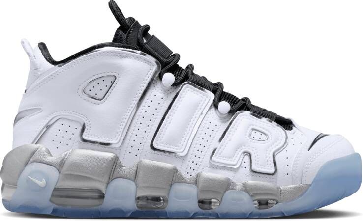 Nike W Air More Uptempo Se White Metallic Silver-Black-Clear